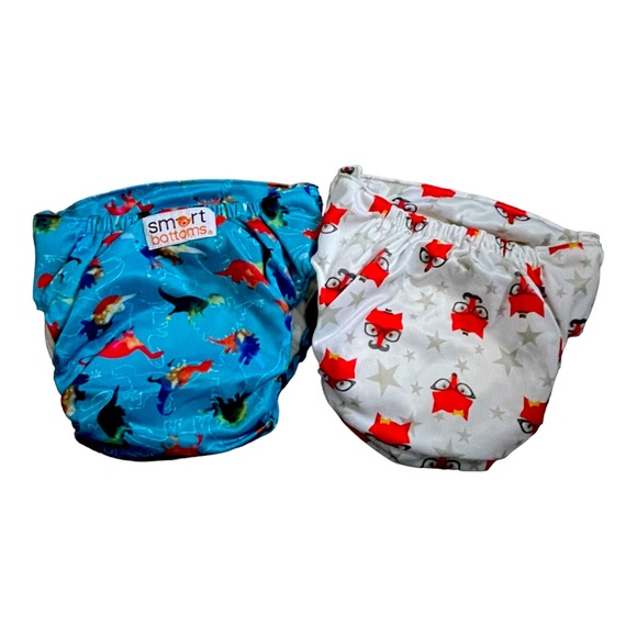 smart bottoms Other - Cloth Diapers Smart Bottoms Dino and Unbranded Fox all in one one size